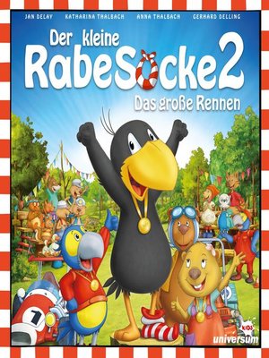 cover image of Der kleine Rabe Socke 2--Das große Rennen--Hörspiel zum Film